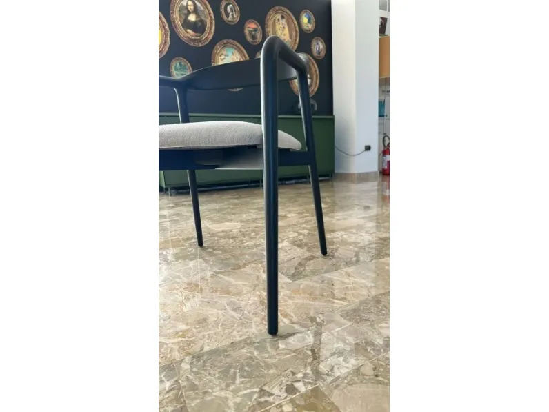 Sedia Horm Set 4 sedie con braccioli horm velasca a PREZZO OUTLET