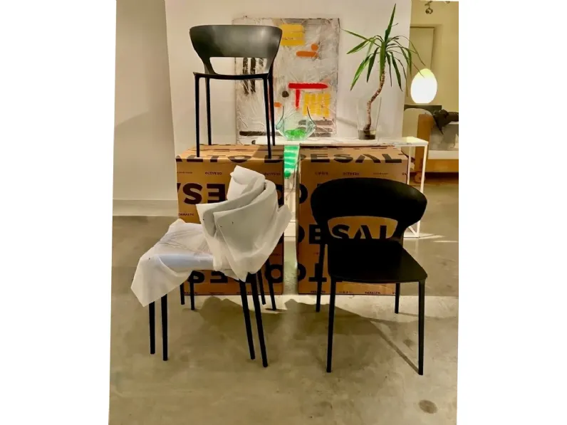 Sedia modello Set 4 sedie koki 707 da soggiorno di Desalto -24%