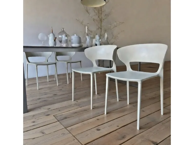 Sedia di Desalto modello Set 4 sedie koki 707 da soggiorno in offerta -24%