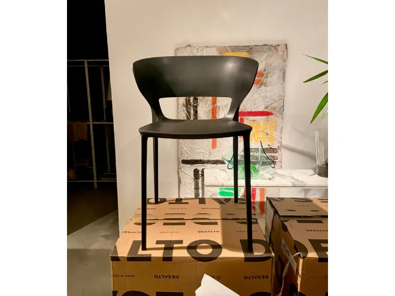 Sedia Set 4 sedie koki 707 di Desalto in OFFERTA OUTLET -25%