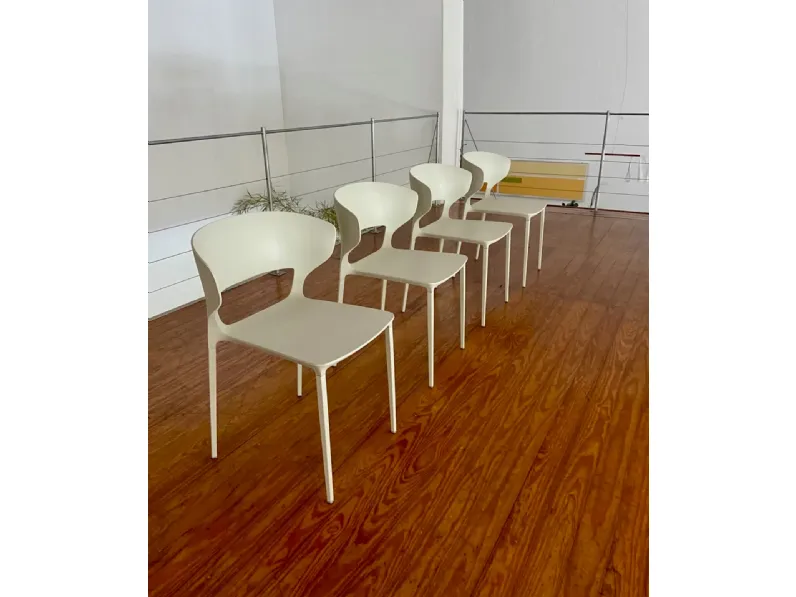 Sedia Set 4 sedie koki 707 di Desalto in OFFERTA OUTLET -24%