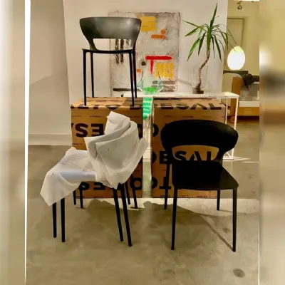 Sedia Set 4 sedie koki 707 di Desalto in OFFERTA OUTLET -24%