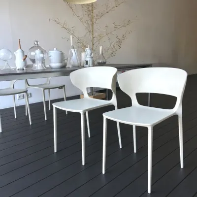 Sedia di Desalto modello Set 4 sedie koki 707 da soggiorno in offerta -26%
