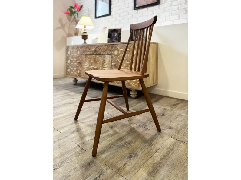 Sedia modello Set di 4 pezzi a marchio Dialma brown scontata del 45%