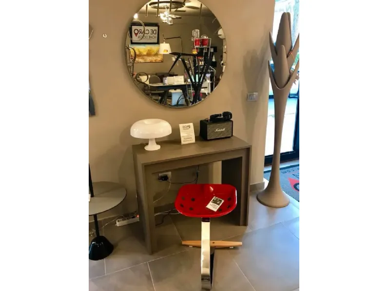 Sgabello da soggiorno Zanotta mezzadro rosso Zanotta in Offerta Outlet