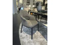Sedia Sophie lite  da soggiorno realizzata in tessuto scontata del 38%