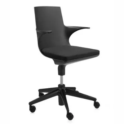 Sedia in plastica con braccioli Spoon chair in Offerta Outlet