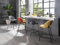 Sedia in tessuto fissa Greta sg in offerta