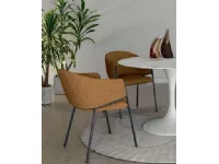 Sedia Medea di Stones in OFFERTA OUTLET -30%