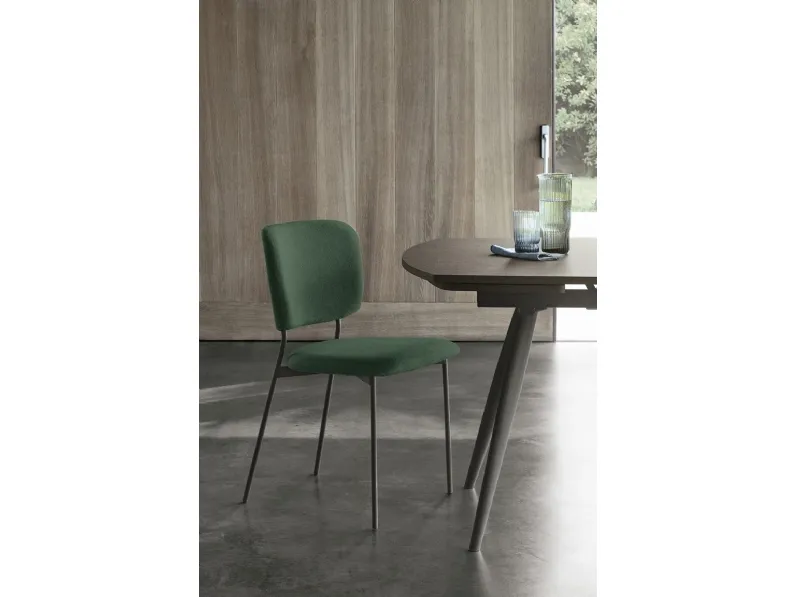 Sedia Susan da soggiorno realizzata in metallo scontata del 30%