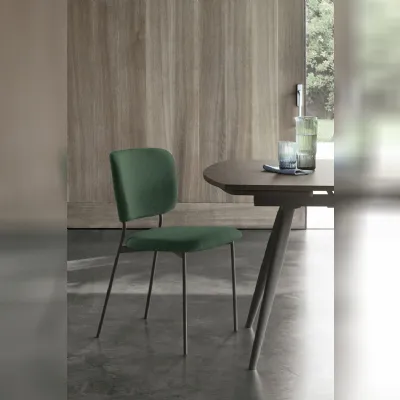 Sedia Susan da soggiorno realizzata in metallo scontata del 30%
