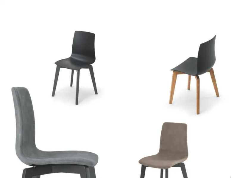 Sedia senza braccioli Talya Fgf mobili in Offerta Outlet