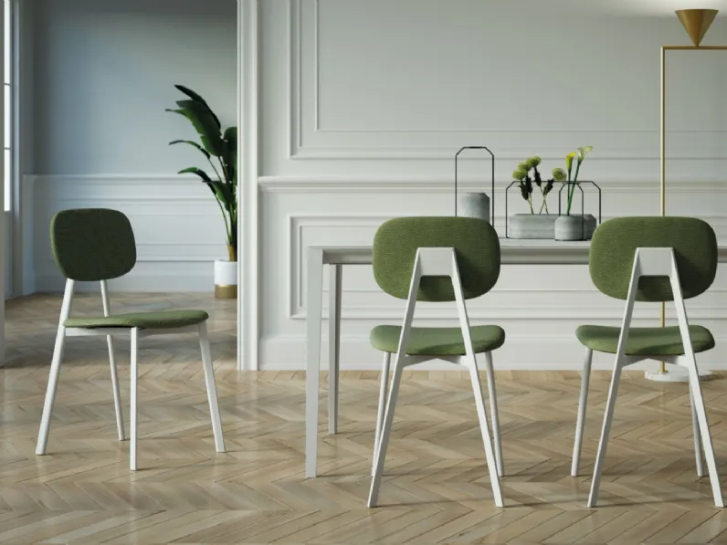 Sedia con schienale medio Tata di Point house in Offerta Outlet