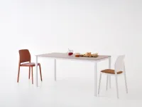 Sedia con schienale medio Tipa imbottita di Pointhouse in Offerta Outlet
