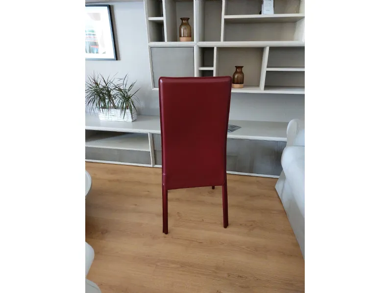 Sedia Venere di Julia arredo cuoio in OFFERTA OUTLET -30%