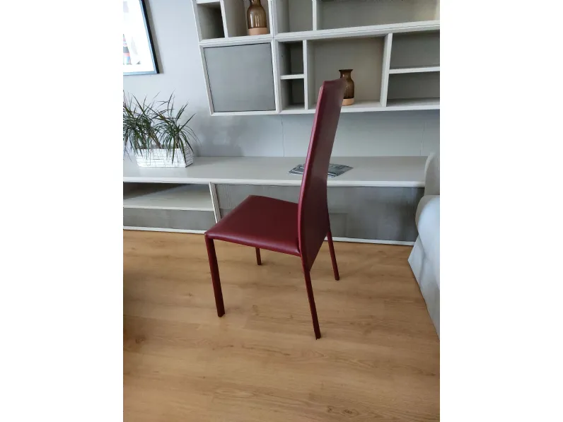 Sedia Venere di Julia arredo cuoio in OFFERTA OUTLET -30%