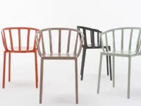 Sedia con braccioli Venice di Kartell a prezzo scontato