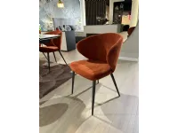 Sedia Vivian da cucina realizzata in tessuto scontata del 30%