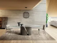 Sedia Woop 2535 da soggiorno realizzata in tessuto scontata del 20%