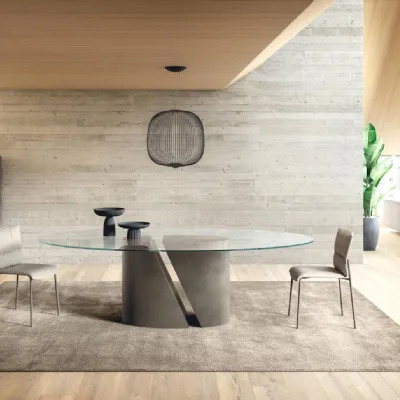 Sedia Woop 2535 da soggiorno realizzata in tessuto scontata del 20%