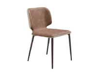 Sedia Wrap da soggiorno realizzata in tessuto scontata del 30%