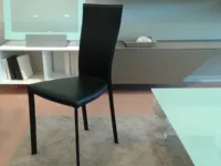Sedia Cattelan modello Nina in cuoio