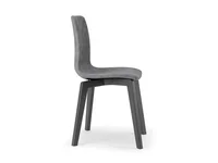 Sedie Mobilia Web SPIDER legno laccato Grigio