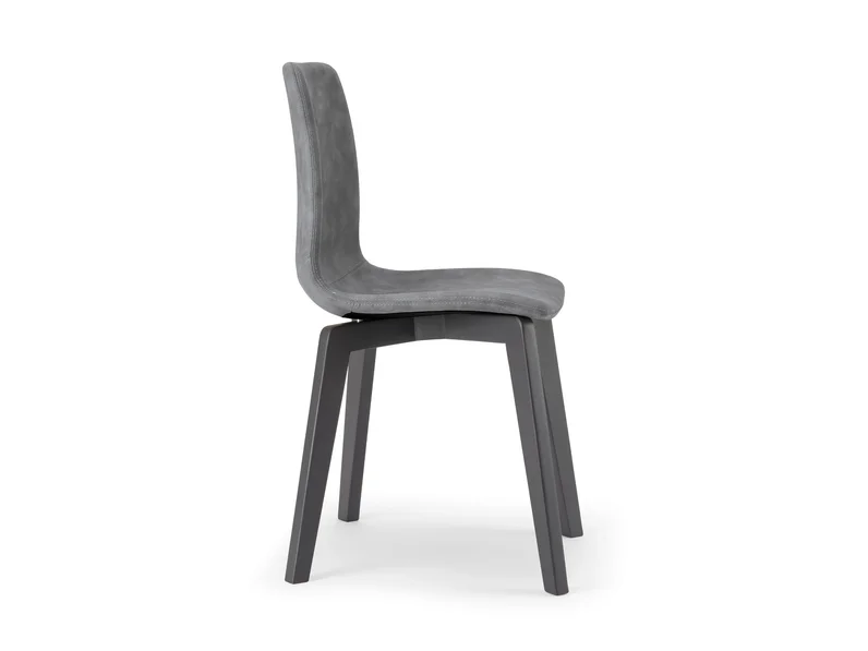 Sedie Mobilia Web SPIDER legno laccato Grigio
