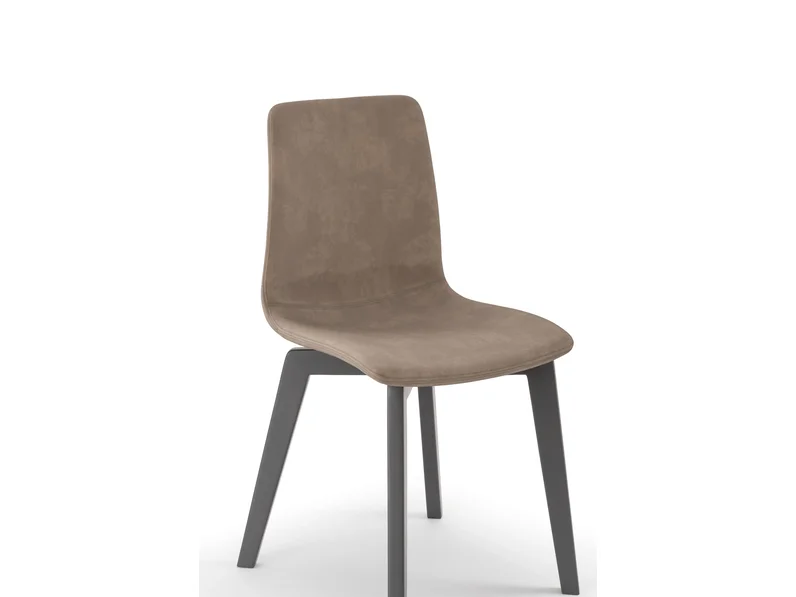 Sedie Mobilia Web SPIDER legno laccato Grigio