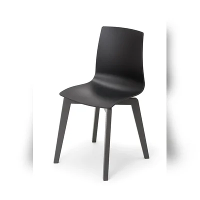 Sedie Mobilia Web SPIDER legno laccato Grigio