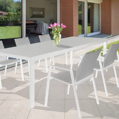 Set completo da giardino Houston e maili Cosma outdoor living in Offerta Outlet