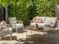 Set per l'esterno modello Set divano iris con poltrone e tavolino Talenti SCONTATO