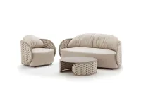 Set completo da giardino Set esterno luxury capri  Md work in Offerta Outlet