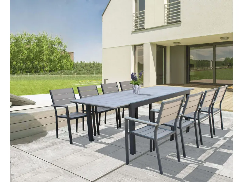 Set completo per l'esterno Pental e cervia Cosma outdoor living a prezzo Outlet