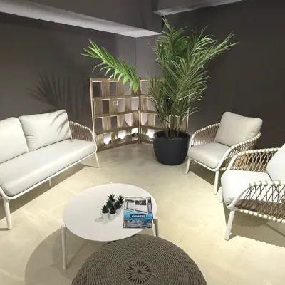 Set da giardino modello Set divanetto poltrone e tavolino abel  Talenti SCONTATO