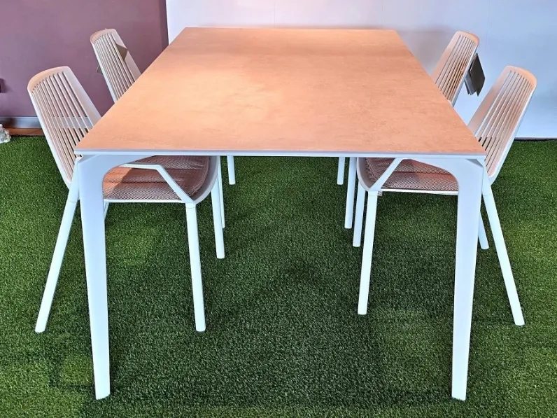 Set per l'esterno completo Set fast con tavolo allsize e sedie rion Artigianale in offerta