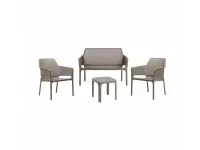 Set per l'esterno completo Salotto net relax tortora table 40 Nardi in offerta