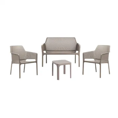 Set per l'esterno completo Salotto net relax tortora table 40 Nardi in offerta