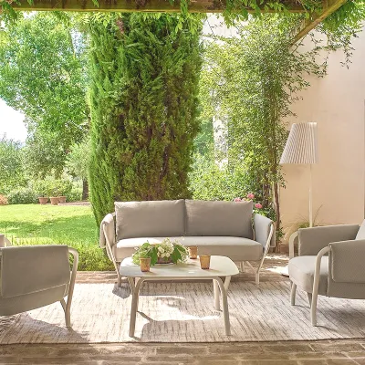 Set da giardino modello Set angel divano con poltrone Emu completo 