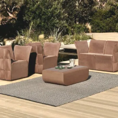 Set per l'esterno modello Set chico divano con poltrone e tavolino Myyour completo 