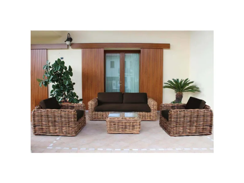 Set da giardino Polinesia 2p a marchio Cosma outdoor living a prezzo scontato