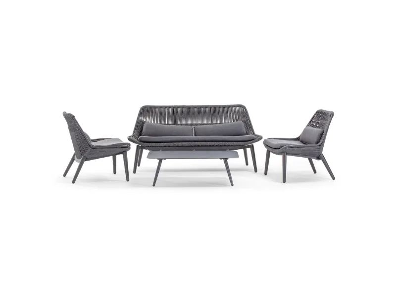Set completo da giardino Como set Collezione esclusiva in Offerta Outlet