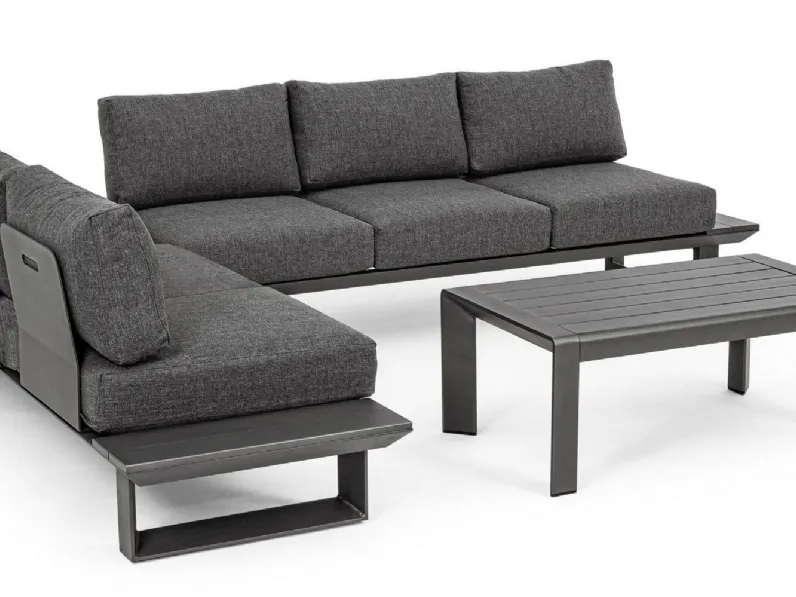 Set per l'esterno modello Salotto angolare konnor Bizzotto SCONTATO
