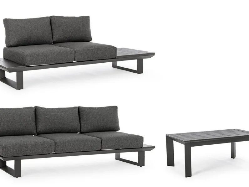 Set da giardino Salotto angolare konnor a marchio Bizzotto a prezzo scontato