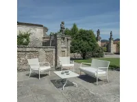 Set da giardino modello Athena divano con poltrone Emu completo 