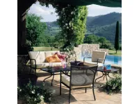 Set da giardino modello Athena divano con poltrone Emu completo 
