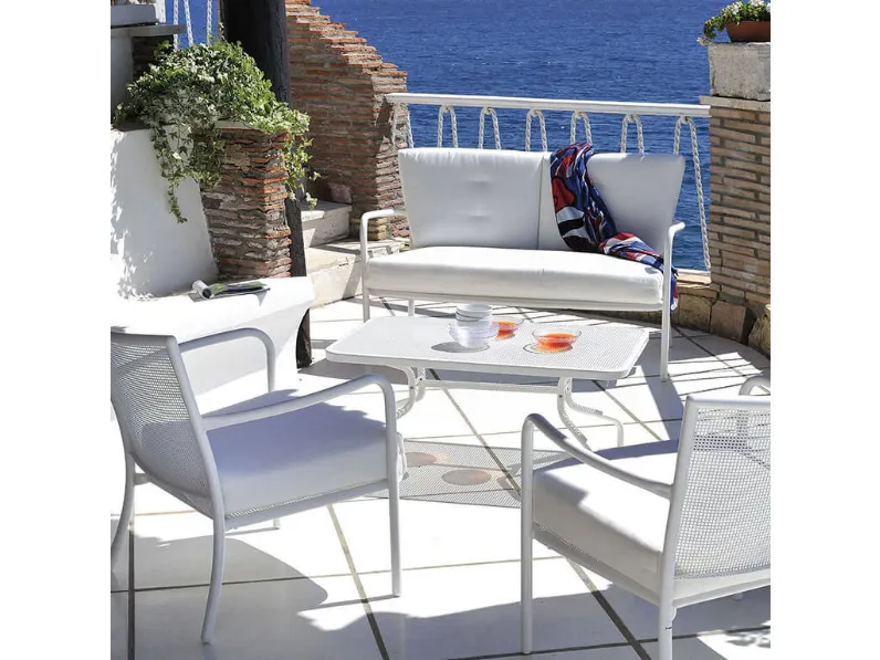 Set per l'esterno modello Athena divano con poltrone Emu completo 