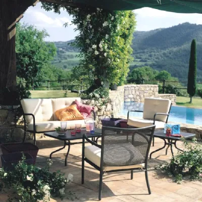 Set per l'esterno modello Athena divano con poltrone Emu completo 