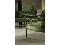 Set per l'esterno modello Collier 2 posti con poltrona e tavolino  Emu completo 