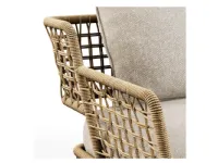 Set da giardino modello Saint martin divano poltrone e tavolino Emu completo 